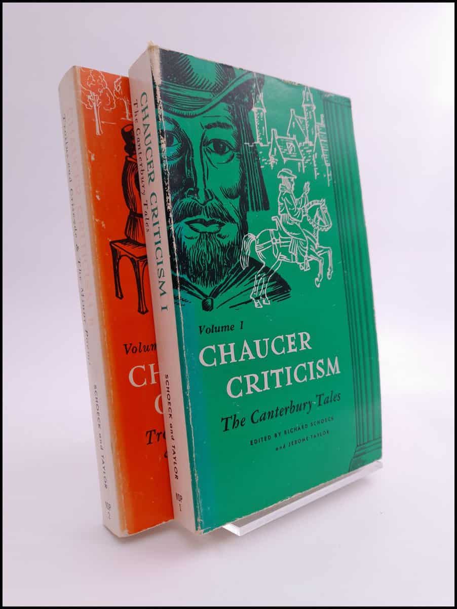 Schoeck, Richard J. | Taylor Jerome [ed.] | Chaucer criticism : The Canterburry Tales | Troilus and Criseyde & The Minor...
