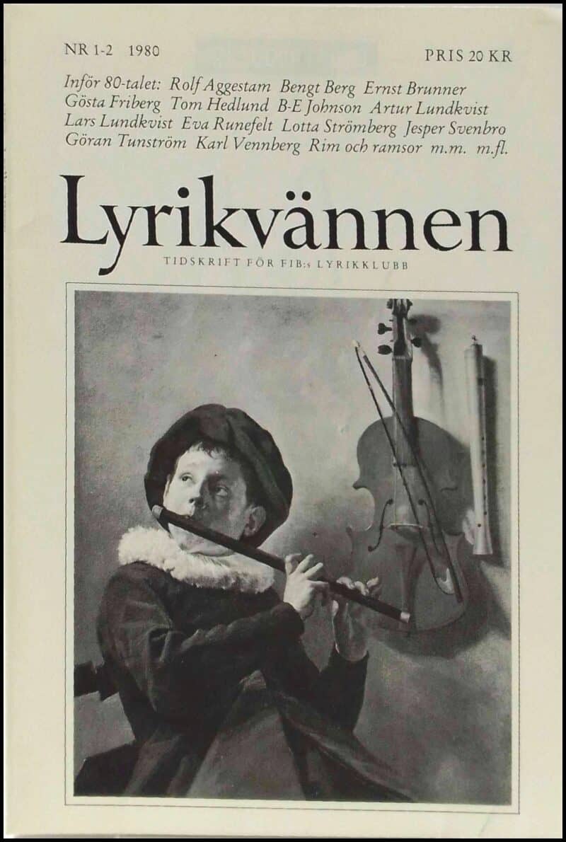 Lyrikvännen | 1980 / 1-2 : Inför 80talet