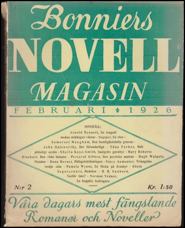 Bonniers novellmagasin : Februari 1926