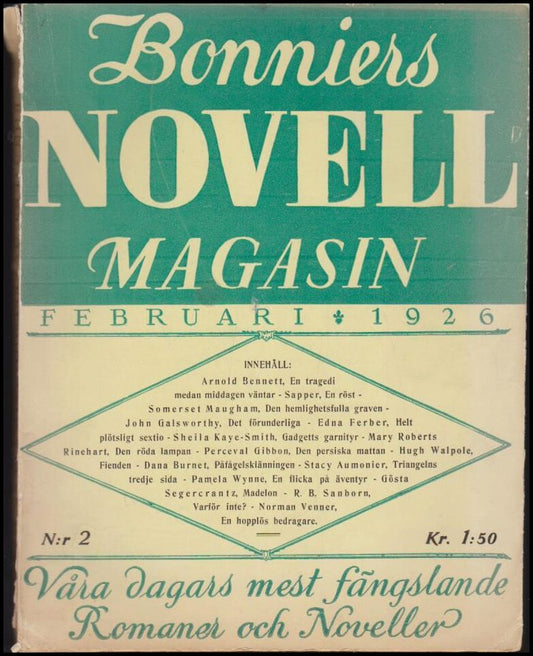 Bonniers novellmagasin : Februari 1926