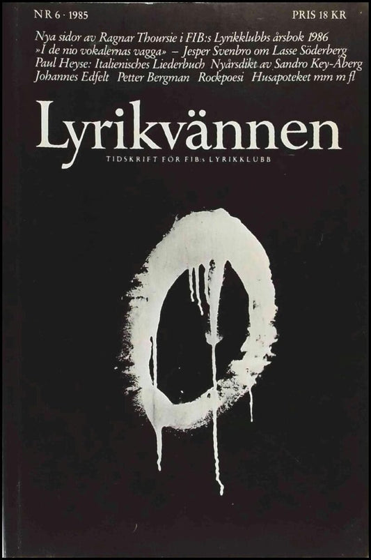 Lyrikvännen | 1985 / 6