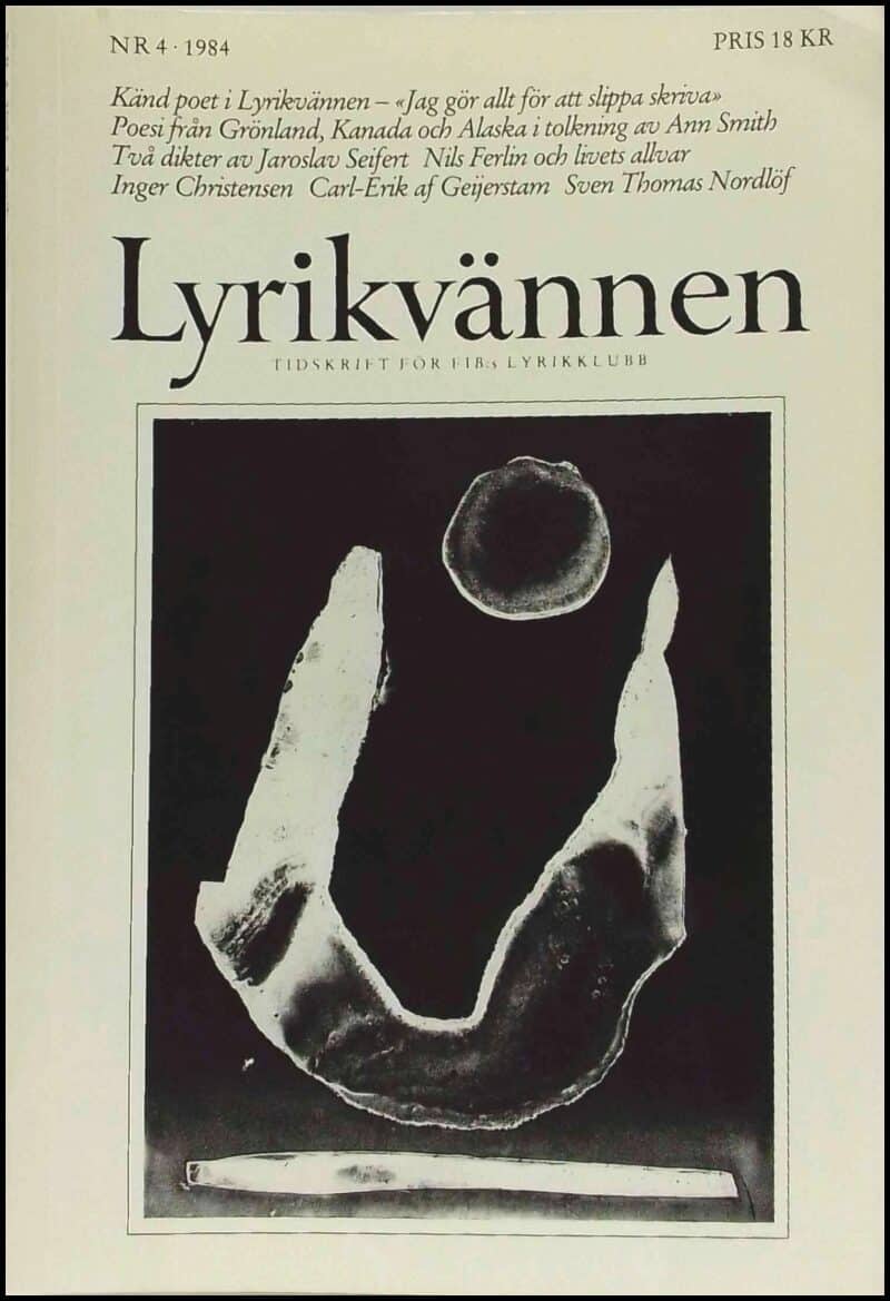 Lyrikvännen | 1984 / 4