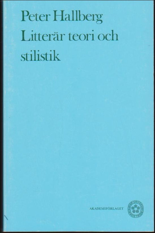 Hallberg, Peter | Litterär teori och stilistik