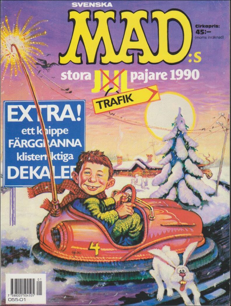 Svenska MAD Magazine | 1990 / Stora jul pajaren : Trafik