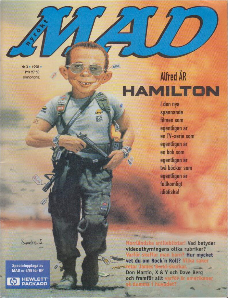 Svenska MAD Magazine | 1998 / 3 : Alfred är Hamilton