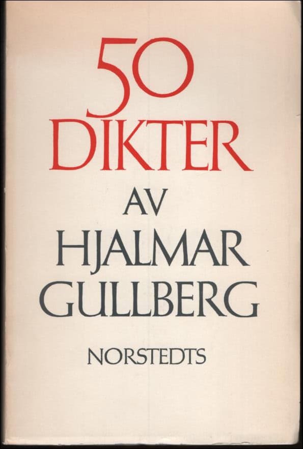 Gullberg, Hjalmar | 50 dikter