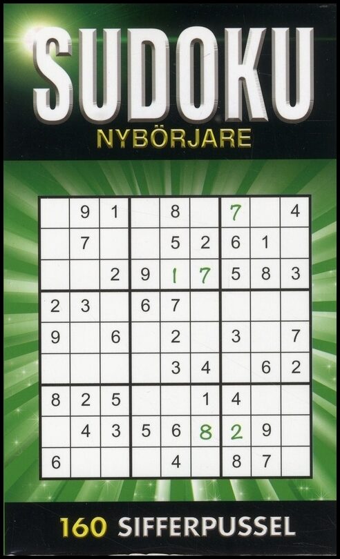 Yamato, Michiko | Sudoku Nybörjare Grön