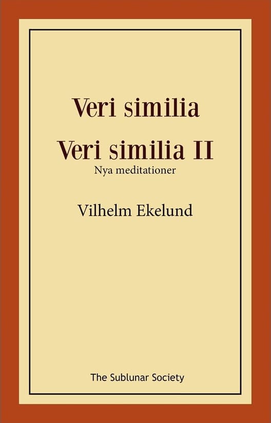 Ekelund, Vilhelm | Veri similia | Veri similia II