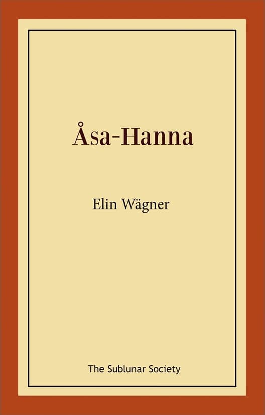 Wägner, Elin | Åsa-Hanna