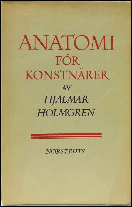 Holmgren, Hjalmar | Anatomi för konstnärer