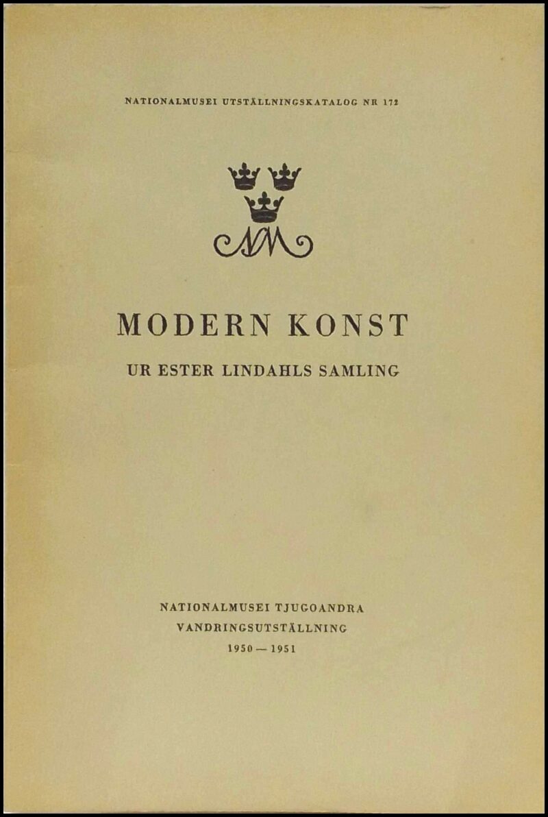 Stridbeck, C. G. (red.) | Modern konst : Ur Ester Lindahls samling