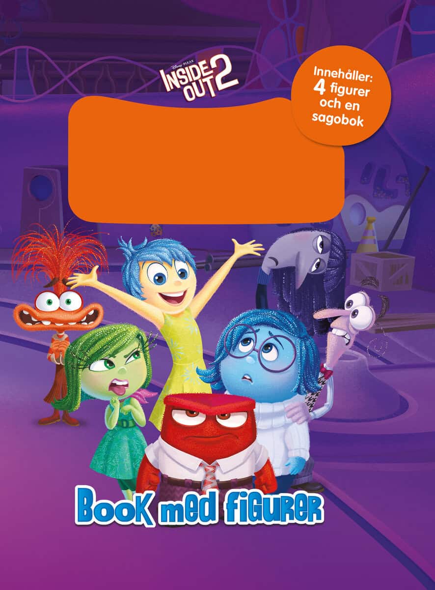 Disney : Inside Out 2 (4 figurer och bok)