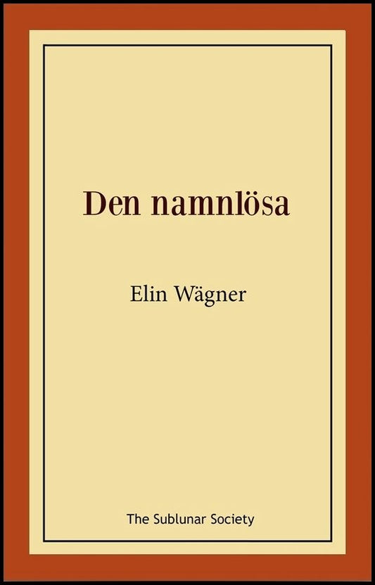 Wägner, Elin | Den namnlösa