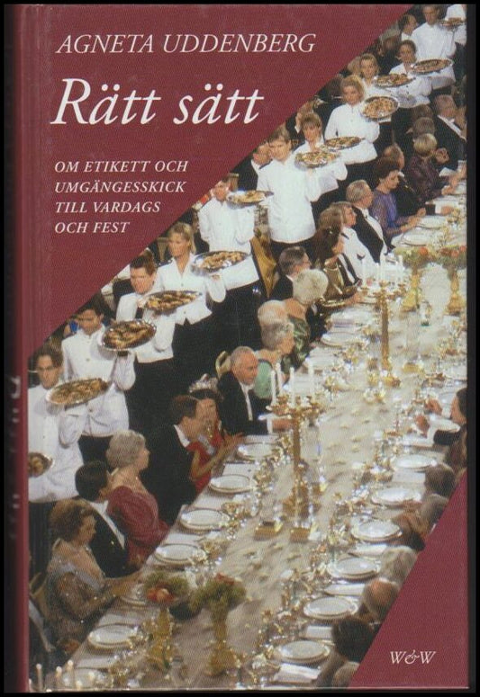Uddenberg, Agneta | Rätt sätt : Om etikett och umgängesskick till vardags och fest