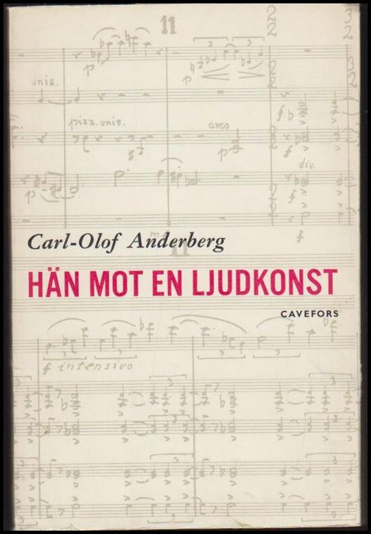 Anderberg, Carl-Olof | Hän mot en ljudkonst