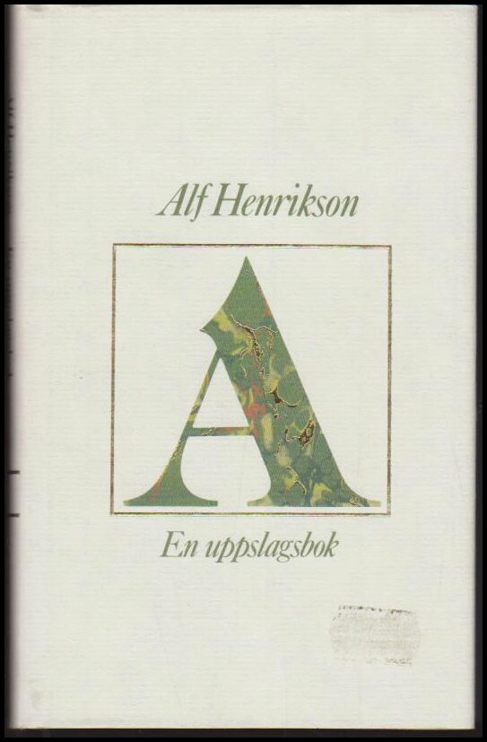 Henrikson, Alf | En uppslagsbok. A