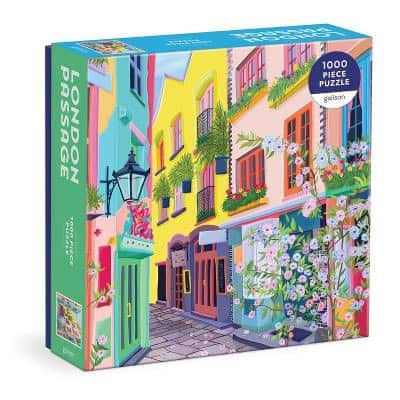 Galison | London Passage 1000 Piece Puzzle in Square Box