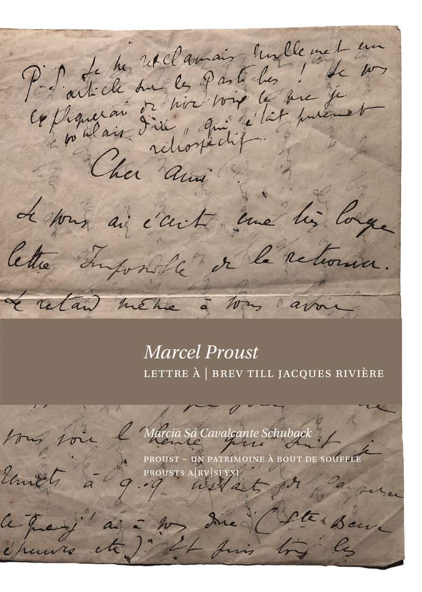 Proust, Marcel | Lettre à / Brev till Jacques Rivière : Brev till Jacques Rivière