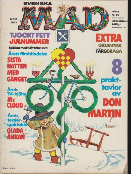 Svenska MAD Magazine | 1974 / 8 : Tjockt fett julnummer