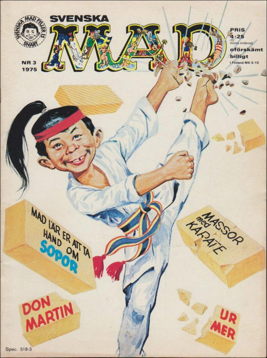Svenska MAD Magazine | 1975 / 3 : MAD lär er ta hand om sopor