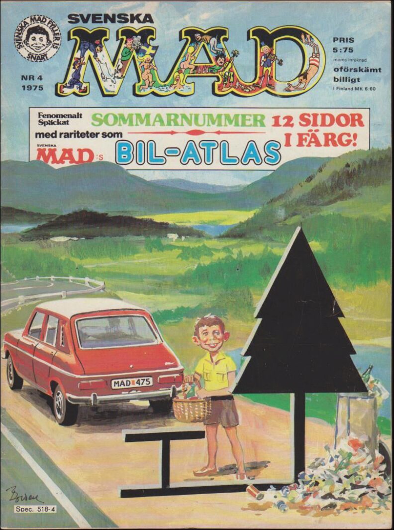 Svenska MAD Magazine | 1975 / 4 : Sommarnummer
