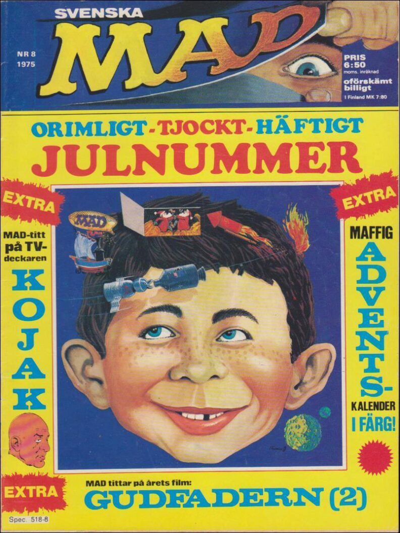 Svenska MAD Magazine | 1975 / 8 : Orimligt tjockt häftigt julnummer