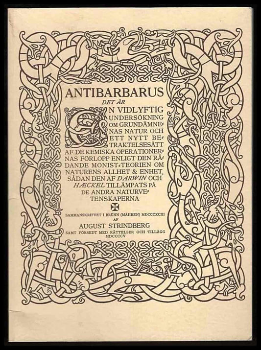 Strindberg, August | Antibarbarus