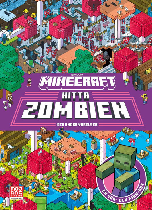 Minecraft. Hitta zombien och andra varelser : En sök och finn bok
