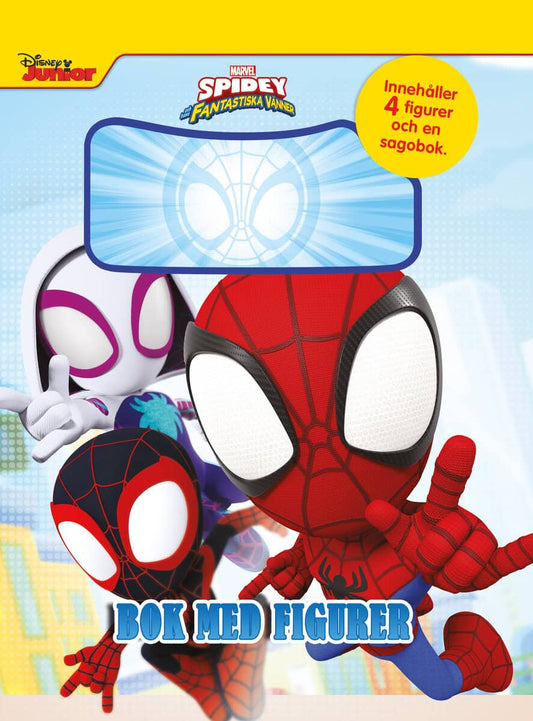 Marvel : Spidey & his Amazing Friends (4 figurer och bok)