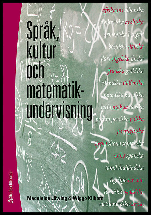 Löwing, Madeleine | Kilborn, Wiggo | Språk, kultur och matematikundervisning