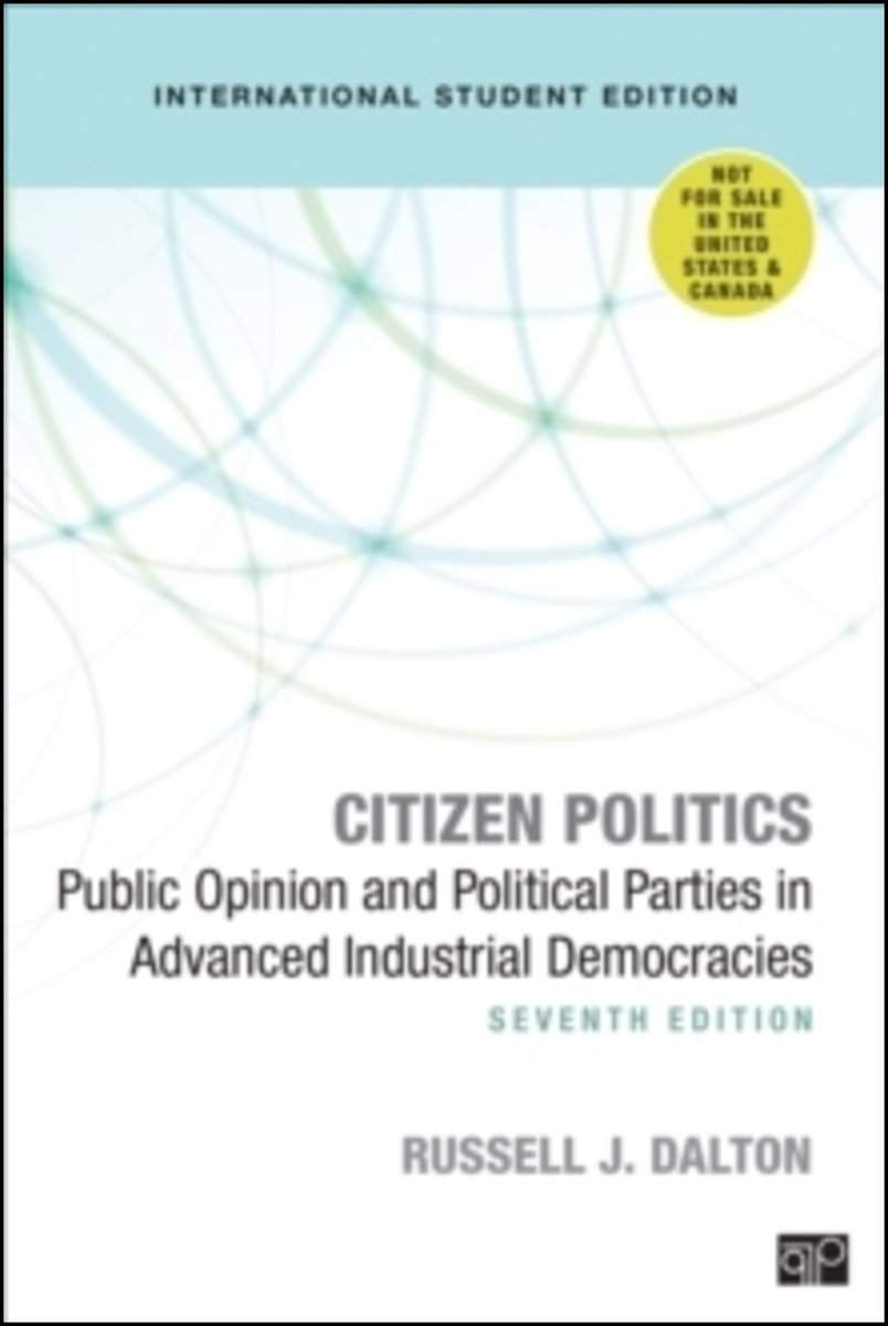 Dalton, Russell J. | Citizen politics : Public opinion and political parties in advanced industrial democracies