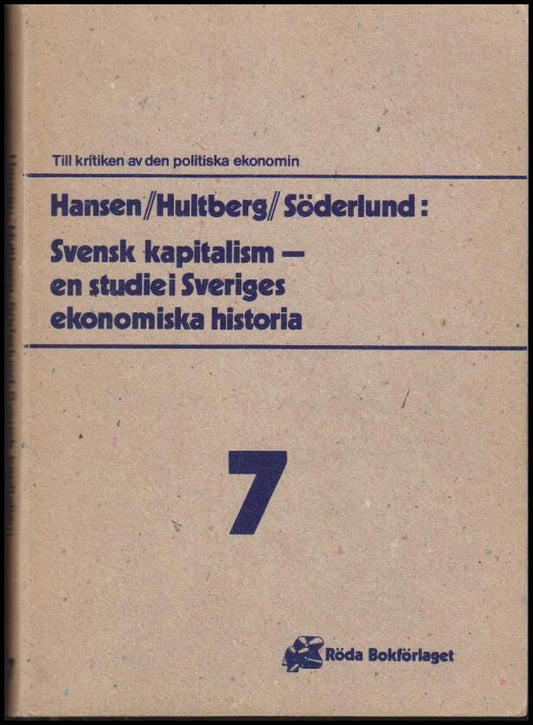 Hansen | Hultberg | Söderlund | Svensk kapitalism : En studie i Sveriges ekonomiska historia