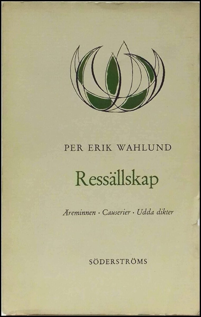 Wahlund, Per Erik | Ressällskap : Äreminnen | Causerier | Udda dikter