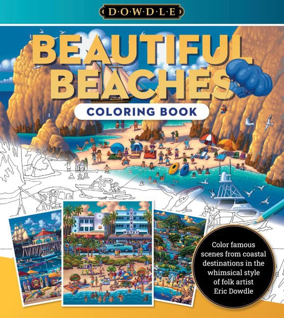 Eric Dowdle | Eric Dowdle Coloring Book : Beautiful Beaches