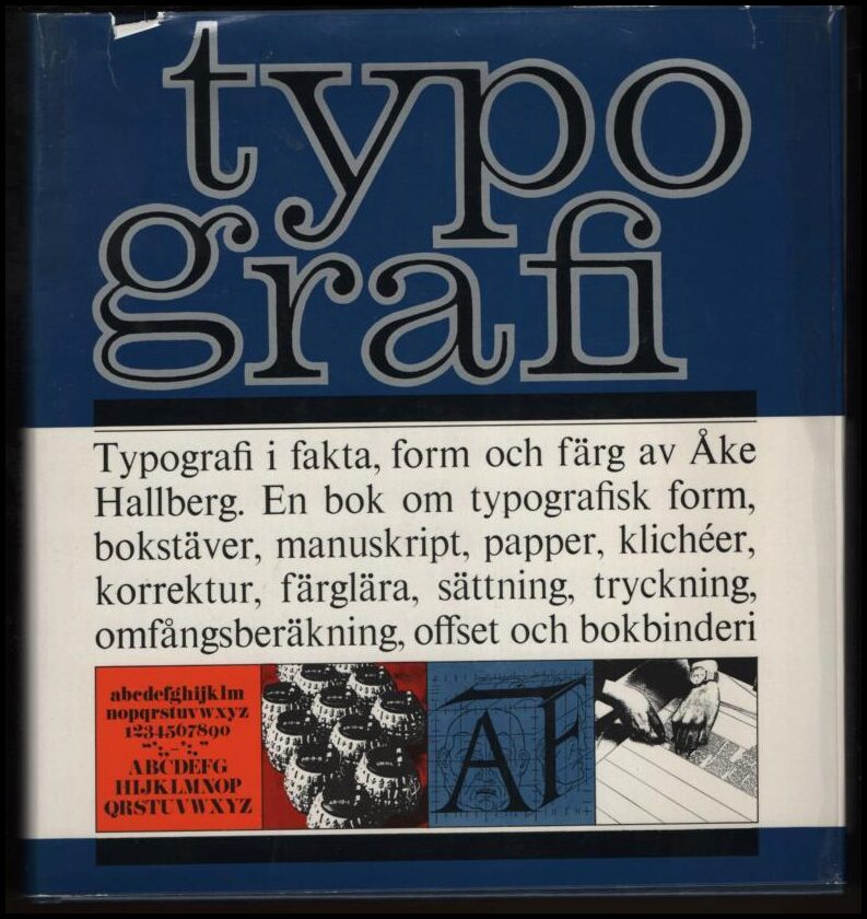 Hallberg, Åke | Typografi i fakta form och färg
