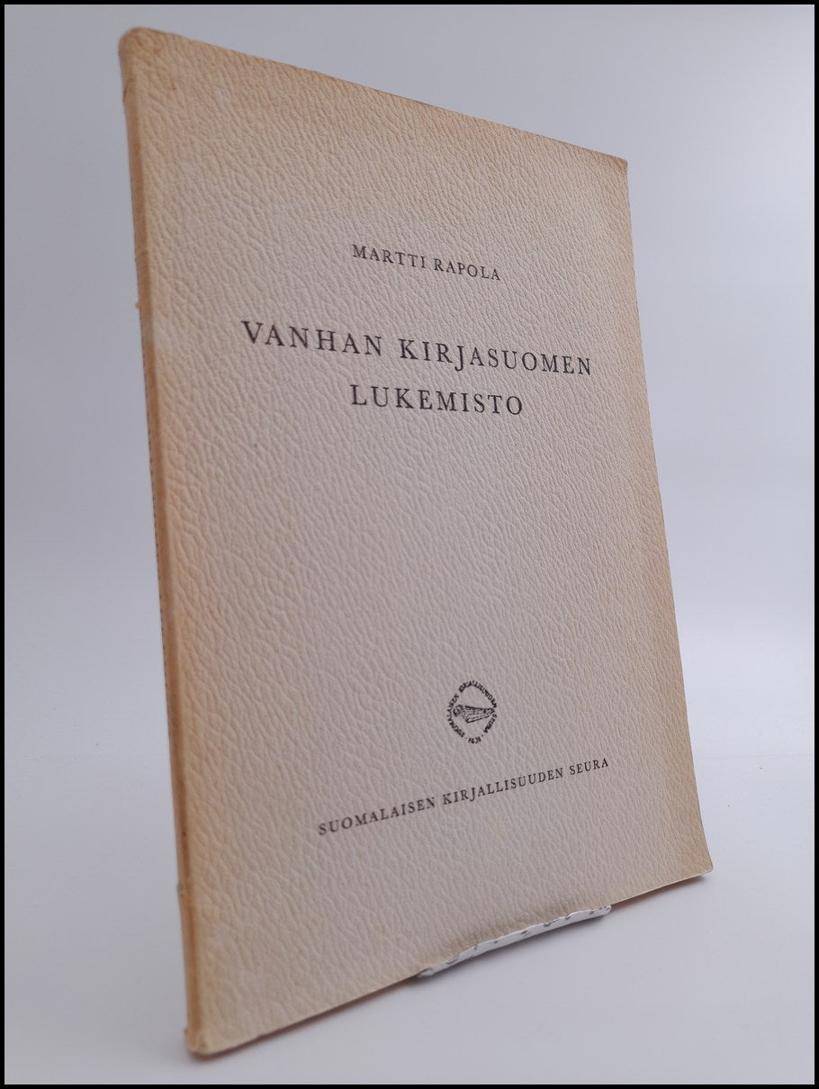 Rapola, Martti | Vanhan Kirjasuomen lukemisto