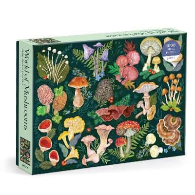 Galison | World of Mushrooms 1000 Piece Puzzle
