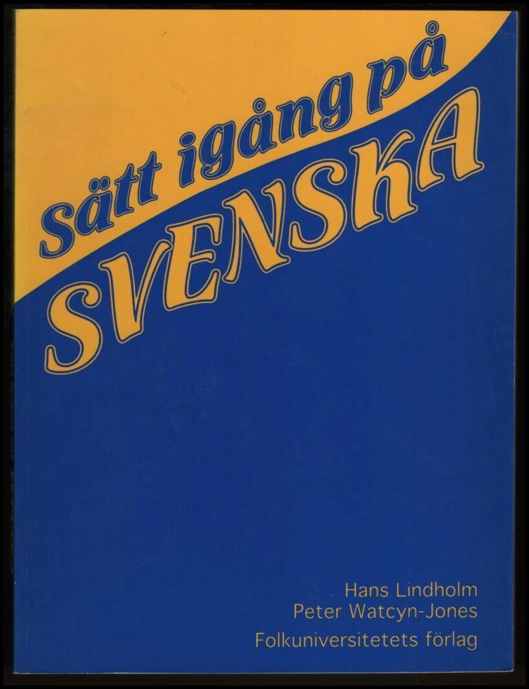 Lindholm, Hans | Sätt igång på svenska
