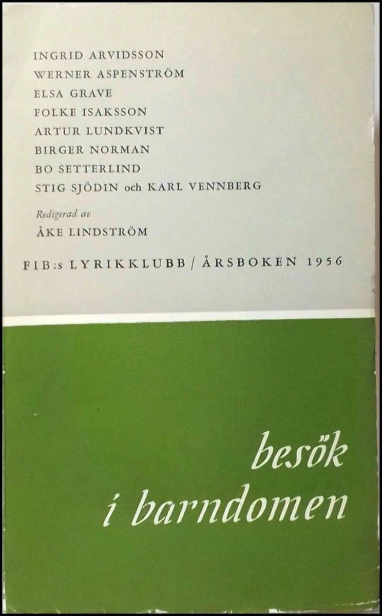 Lindström, Åke (red.) | Arvidsson, Ingrid | et al | Besök i barndomen................................................
