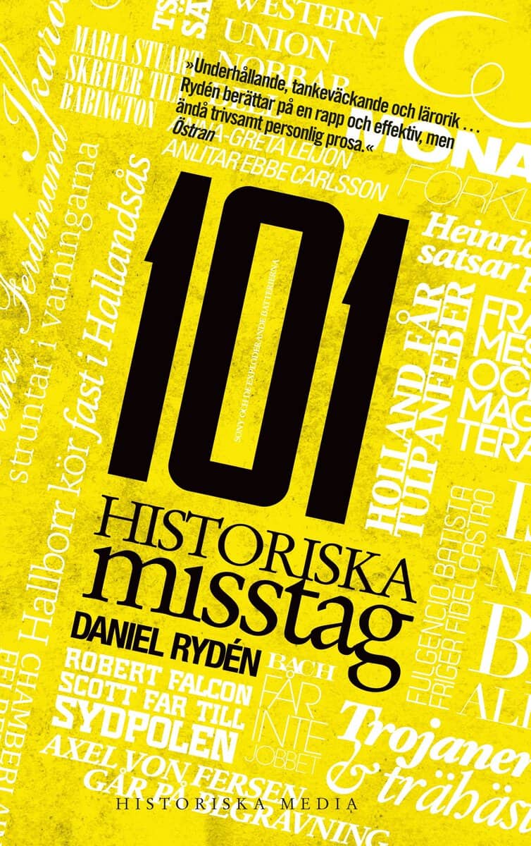 Rydén, Daniel | 101 historiska misstag