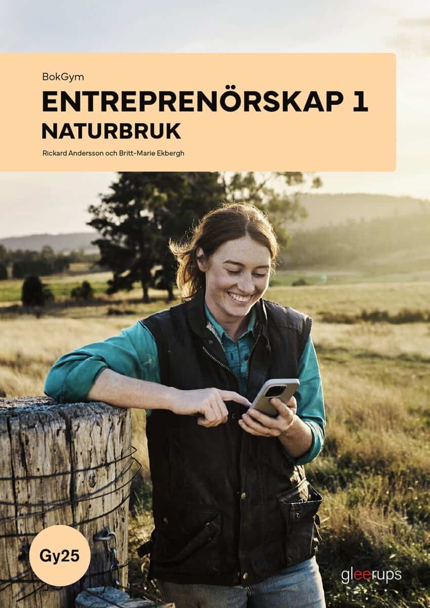 Weidow, Bengt | BokGym Entreprenörskap 1, Naturbruk, bok, Gy25