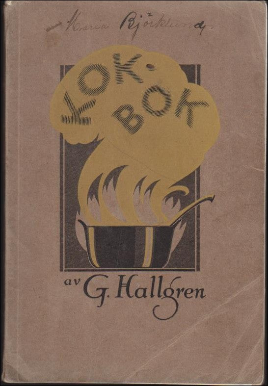 Hallgren, G. | Pellerins Kokbok