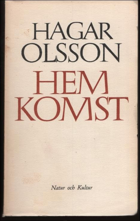 Olsson, Hagar | Hemkomst. Tre berättelser.