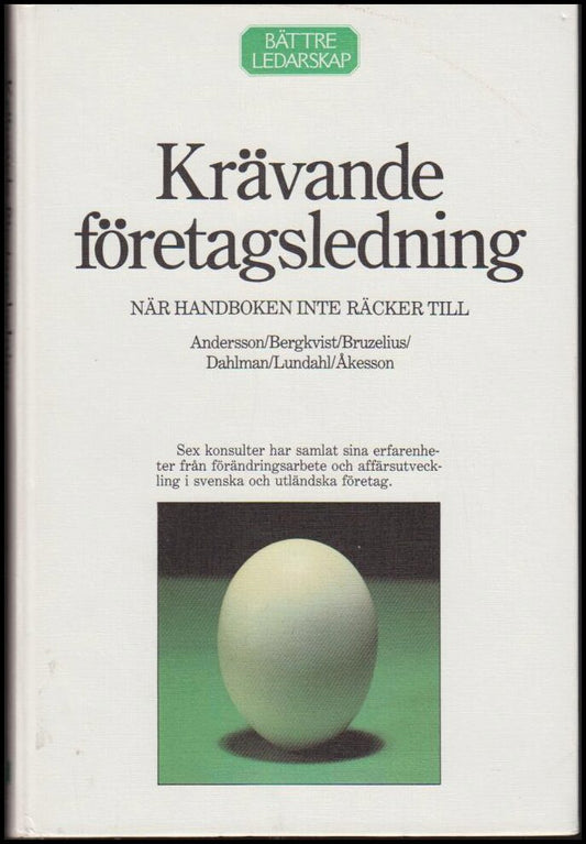 Abramson, Lars (red.) | Krävande företagsledning : När handboken inte räcker till