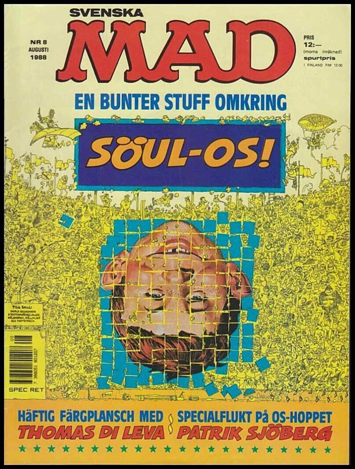 Svenska MAD Magazine | 1988 / 8 : En bunter stuff omkring Söul-OS!