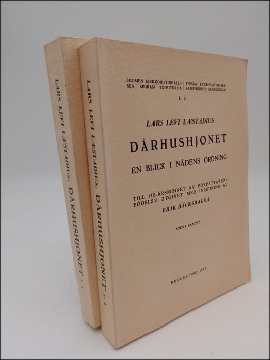 Laestadius , Lars Levi (Bäcksbacka, Erik redaktör) | Dårhushjonet : En blick i nådens ordning. Band 1-2.