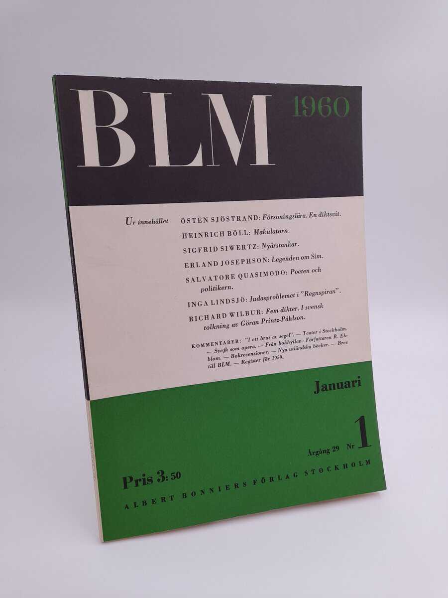 Bonniers litterära magasin | 1960/1