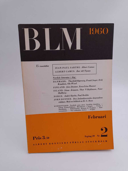 Bonniers litterära magasin | 1960/2