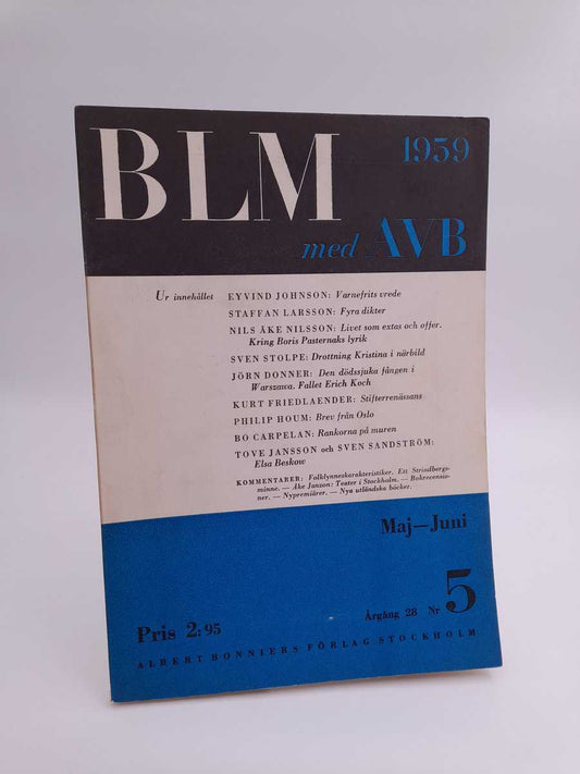 Bonniers litterära magasin | 1959/5 : med All världens berättare
