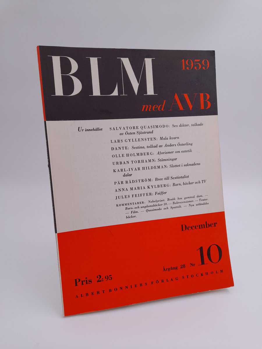 Bonniers litterära magasin | 1959/10 : med All världens berättare